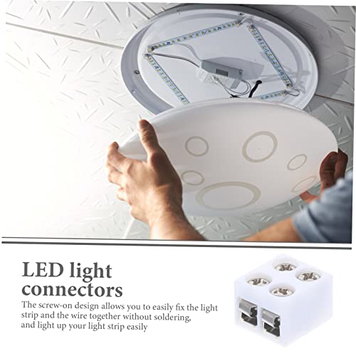 Conectores de tira LED Gadpiparty de 50 unidades y adaptador de conector para luces 5