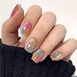 JMEOWIO Nagelfolie UV Härtend Katzenaugen UV Gel Nail Strips Nagelsticker Nagelaufkleber Nail Art Dekoration Nageldesign Zubehör