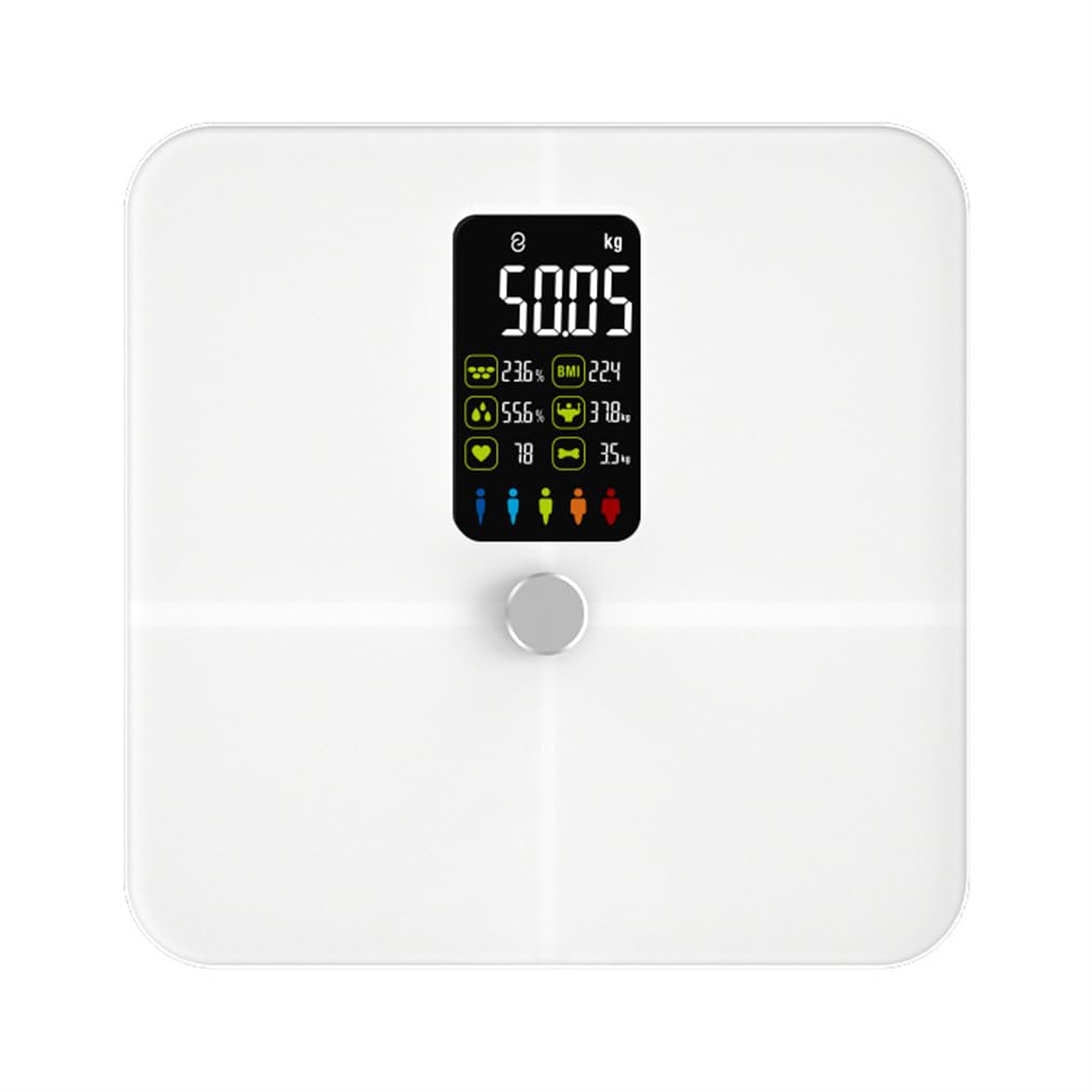Ultra-Precision Digital Accurate Bathroom Smart Scale, Weighing Machine with All-in-One VA Display, Smart Bathroom Weighing Machine