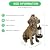 Solar Garden Statue Dog Figurine Decor with Lantern Lights, 11 Inch Outdoor Decoration Solar Dog Sculptures for Outside Patio Lawn Balcony Yard Ornament, Dogs Lover Gifts for Women Mom Birthday