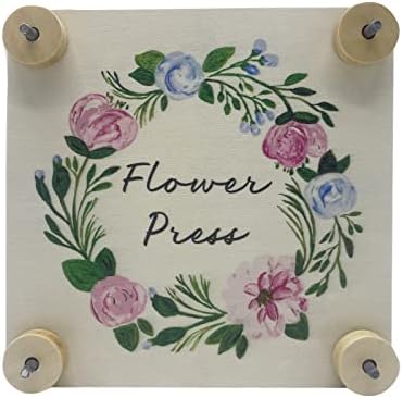 PearlShan Flower Press 7.5In (19cm) x 7.5In (19cm) Nature Press Kit 6 Layers for Plant and Leaf Preservation, MX0806