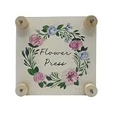 PearlShan Flower Press 7.5In (19cm) x 7.5In (19cm) Nature Press Kit 6 Layers for Plant and Leaf Pres