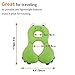 Infant Travel Pillow - Baby Car Seat Head, Neck & Chin Support - Ergonomic U-Shape Design to Relieve Neck Fatigue and Care Your Baby's Cervical Spine - for 6 Months to 2 Years (Green Frog)