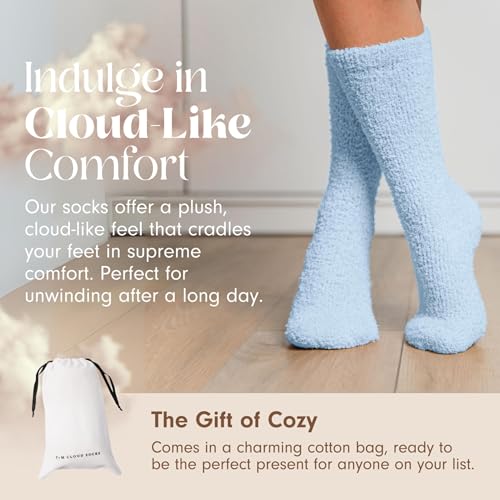 Image of Unboxme Gifts Warm & Cozy Ultra-Luxe Cloud Fuzzy Socks, Gifts for Women