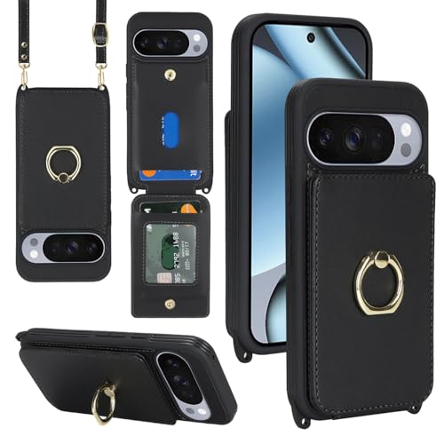 Lipvina Crossbody Wallet for Google Pixel 10 Pro Case with Strap,Black by Lipvina - Used condition - Image 2