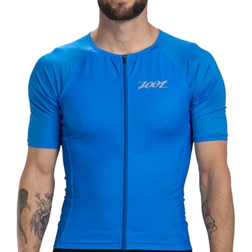 Zoot Men’s Core Tri Aero Jersey, Lightweight, Moisture-Wicking Triathlon Full