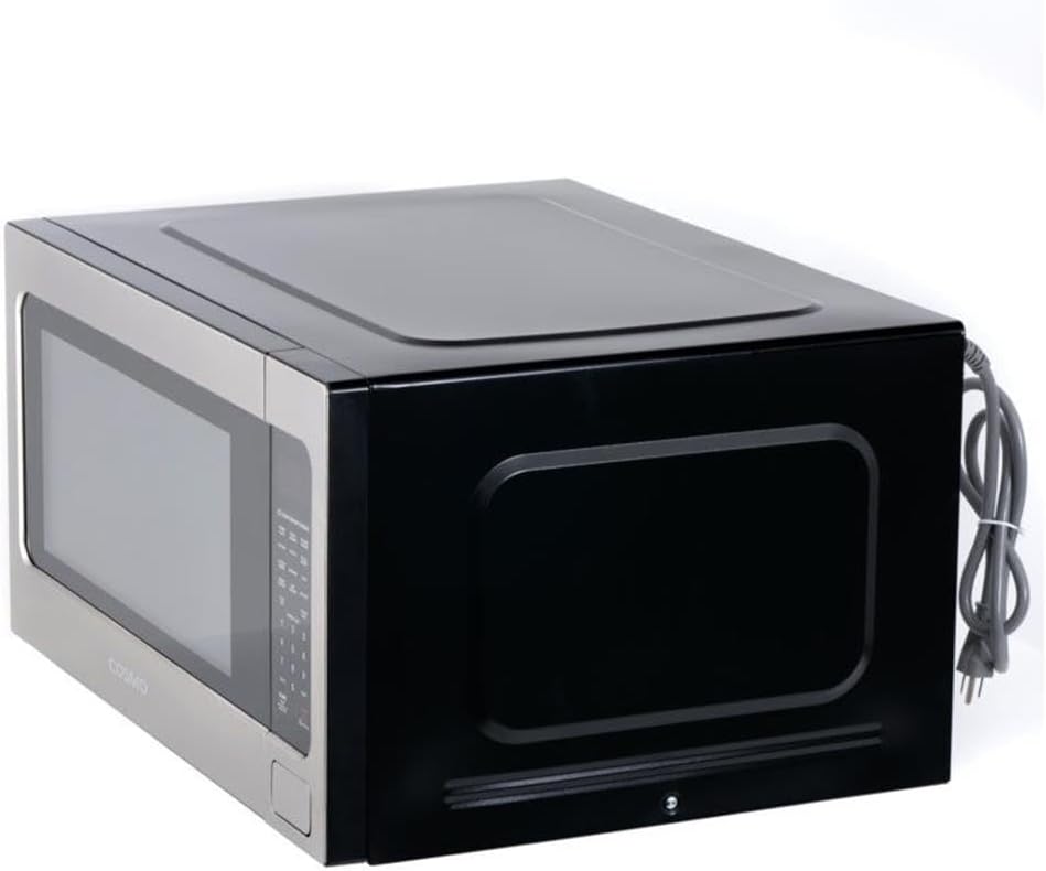 Pemberly Row 24 in. 2.2 cu. ft. Built-In/Countertop Microwave, Stainless Steel Finish, 1200 Watts, 10 Power Levels, Smart Sensor, Glass Turntable, Touch Presets, Kitchen Appliance