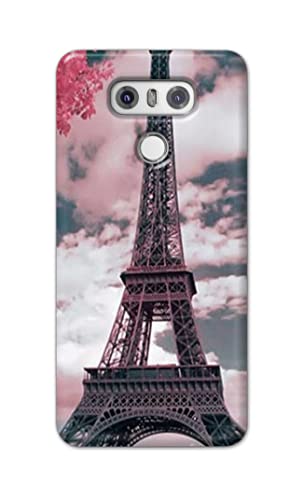 Image of Lovers Famous Place Eiffel Tower in Paris Hard Back Case Cover for LG G6, LG G6+, H870, H871, H872, H873, H870K, LS993, US997, VS988 Back Cover -(J5) VNS2227