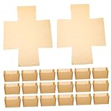 Angoily 50 Stück Hitzebeständige Backpapier Toast Cups Fettabweisende Backförmchen für Brot und...