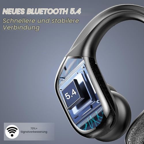 2026 Kopfhörer Kabellos Bluetooth 5.4 Kopfhörer Sport mit 28 EQ APP, 75Std – Ansicht 5