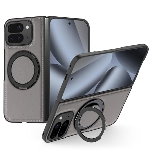 LHNUNP for Google Pixel 10 Pro Fold }Olbg U[P[X Oz_[t [MagSafeΉ][Rpی] M̍YXN[ی Xh~P[X, Grey