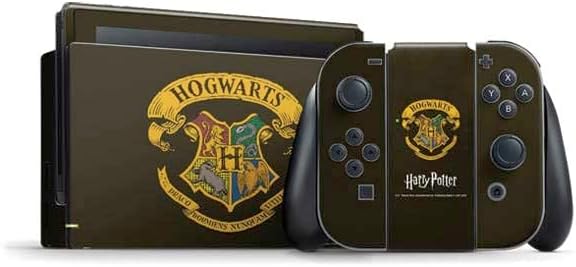Skinit Decal Gaming Skin Compatible with Nintendo Switch Bundle - Officially Licensed Wizarding World Harry Potter Scar and Glasses Design