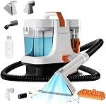 Starrybot Tapis portable & Machine de nettoyage pour animaux domestiques, Spot, Tache, Machine de lavage de carte avec 18Kpa Suction puissante, Auto/Auto Detailer(blanc)