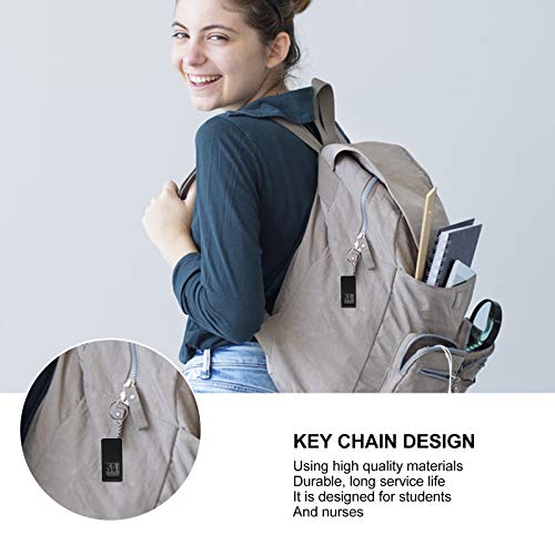 Relógio de Bolso de Silicone 3 unidades pequenos relógios digitais de bolso com chaveiro portáteis p