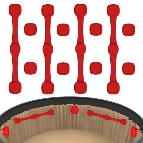 Pince à friteuse compacte, protège-papier flexible, fermeture magnétique fiable, solution pratique de préparation de dîner, élément chauffant...