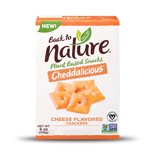 Back To Nature Crackers, Non-GMO Cheddalicious, 7.5 Ounce