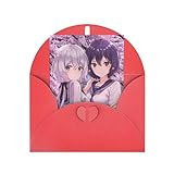 ゾンビランドサガ 誕生日グリーティングカード 祝福ポストカード学生ギフトカードメッセージカード フェスティバルパーティー招待状カップルクリスマスカード