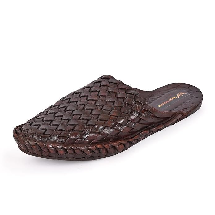 Kolhapuri Chappal for Men| Kolhapuri Slippers for Men|kolapuri chapal Men| Kolhapuriu Shoes for Men| Leather Slippers for Men| Chappal for Men| Ethinic Footwear for Men-C-E4 BANTU-6 (B0D94KR34Z) Amazon Price History, Amazon Price Tracker