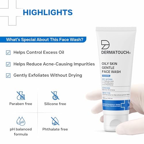 DERMATOUCH Oily Skin Face Wash 100g - Image 6