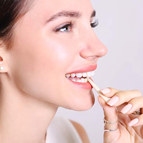 Isshah Biodegradable Bamboo Handle Interdental Brushes Between Teeth Cleaner Deep Clean Toothpick, Size 2 (0.5Mm), 40 Count #TOP3