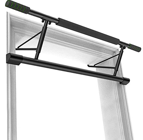 Smiletop ドアジム 懸垂バー チンアップバー チンニングバー ドア用 懸垂マシンマルチエクササイズ 背筋 腹筋 筋力トレーニング 腕立て 懸垂 自宅 トレーニング耐荷重200kg 日本語説明書付き (クラシック版 ドアジム)