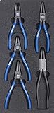 Juego de alicates de punta doblada, interior