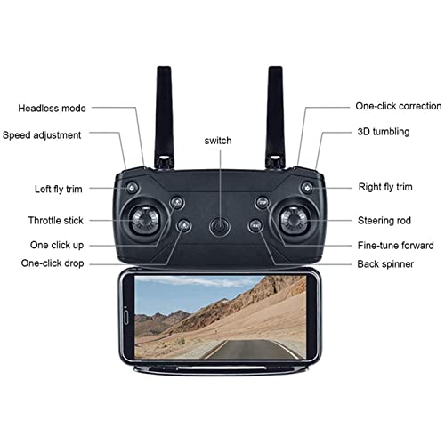 GAOFQ 4K Drohne mit Kamera Live Video, WiFi FPV RC Quadcopter mit 4K Kamera Faltbare Drohne für Anfänger Höhe halten… – Bild 7