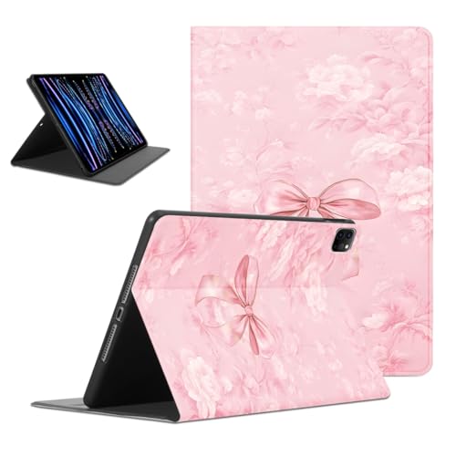 Étui iPad Pro 11 mignon idée cadeau avec motif nœud imprimé
