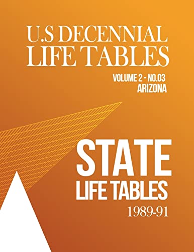 U.S DECENNIAL LIFE TABLES 1989-91 VOLUME 2 STATE LIFE TABLES- NO.03 ARIZONA