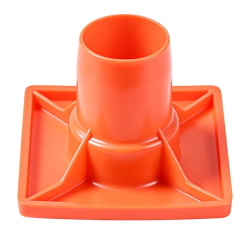 100 Pack Rebar Caps Construction Impalement Premium Safety Cap Fits #3 to #11 Rebar T-Post Caps Plastic Orange Square Type for Job Site Fall & Impalement Protection