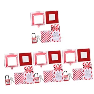 STOBOK 4 Sätze Schalterabdeckung mit Vorhängeschloss