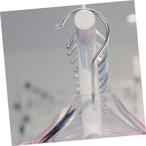 Warmhm 10St Zubehör für Kleiderbügelhaken Haken für Kleiderbügel Schwerlast-Haken Schraubbare Haken Universelle Haken Schrauben deckenhaken Kleiderbügel DIY Haken DIY-Haken Eisen Silver
