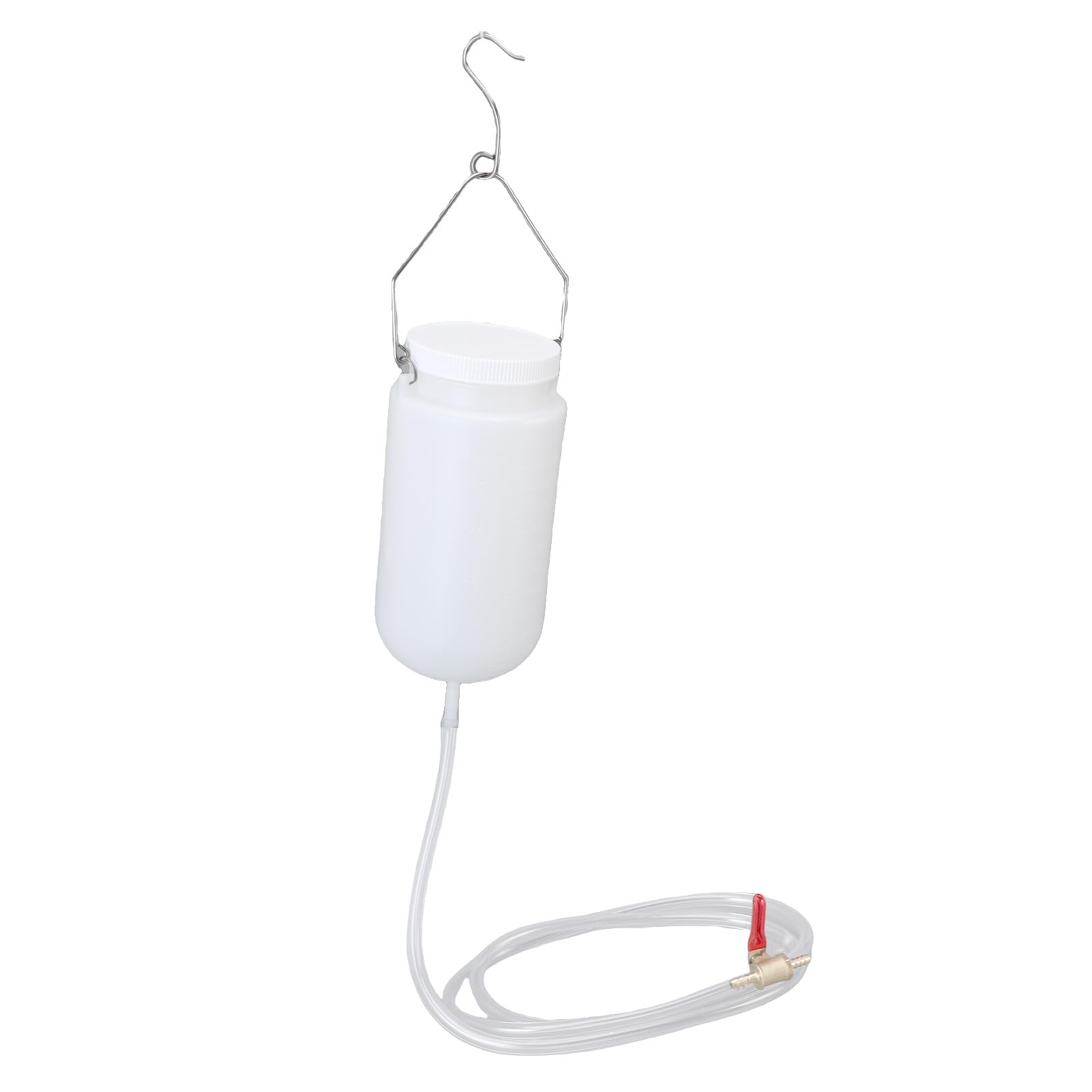 1L Tank Auxiliaire de Carburant, avec une Vanne D'arrêt et une Chaîne de Montage Améliorées, pour les Voyages et Aventure à Longue Distance