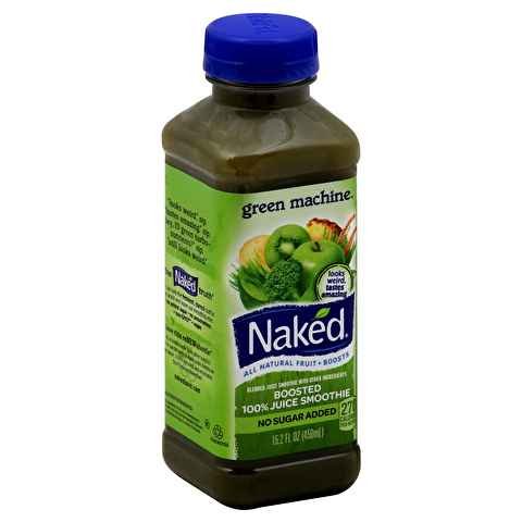 SMOOTHIE, GREEN MACHINE NO-SUGAR-ADDED NON-DAIRY PLASTIC BOTTLE REF 100% JUICE