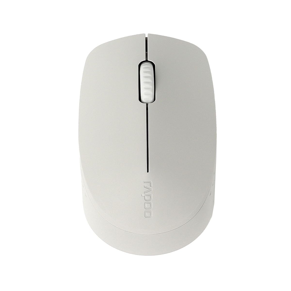 RapooM100 Multi-mode Wireless Silent Optical Mouse, Light Grey
