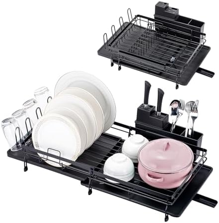 Amazon.com - Dish Drying Rack, Expandable Dish Racks for Kitchen ...
