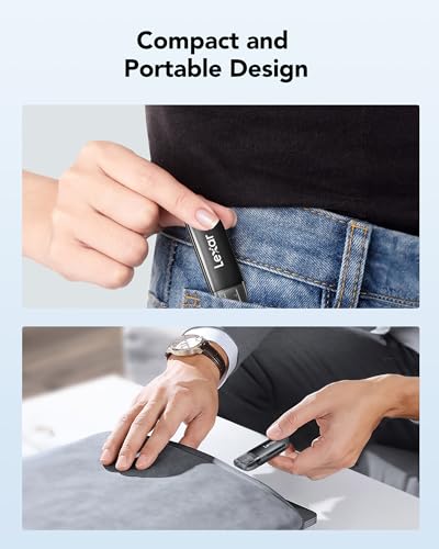 Lexar Dual Slot USB-A Reader for SD/MicroSD/SDHC/SDXC Cards - USB 3.2 Gen 1, Up to 104MB/s, OTG Compatible for PC/Laptop/Tablet