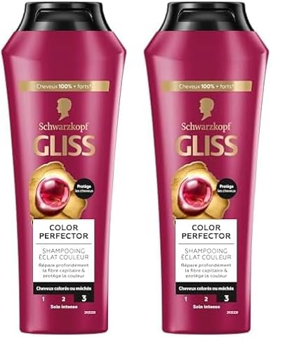 Schwarzkopf - Gliss - Shampoing Color Perfector - Protège l'Intensité