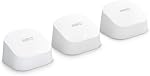 Amazon eero 6 système wifi maillage - Supporte les plans d'internet jusqu'à 500 Mbps, couverture jusqu'à 420 m2, Connexion 75+ les dispositifs, 3-pack (1 routeur + 2 d'extensions)