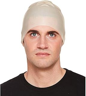 Bald Head Latex Party Theme Hats Caps & Headwear for Fancy Dress Costumes Accessory