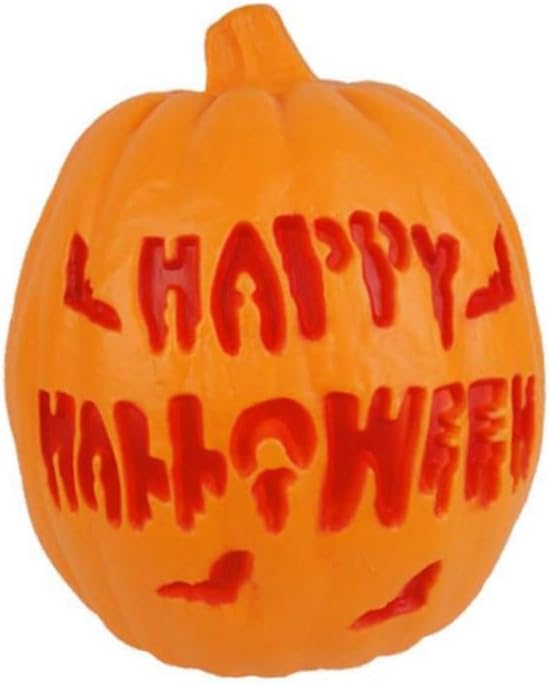 Hemoton Halloween Hollow Pumpkin Lamp Orange Decorative Light Party Pumpkin Bucket for Ktv and Halloween Decorations Without Battery
