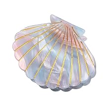 Shell Claw Clip,Acetate Hair Clips,Small Hair Clips for Women,Blue