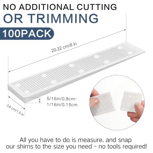 Image of Pangda 100 Pack 8 Inch Composite Plastic Shims for Leveling Multi Purpose Heavy Duty Furniture Composite Leveler Wedges, Adjustable Shims for Table Toilet Hot Tub Furniture (White)