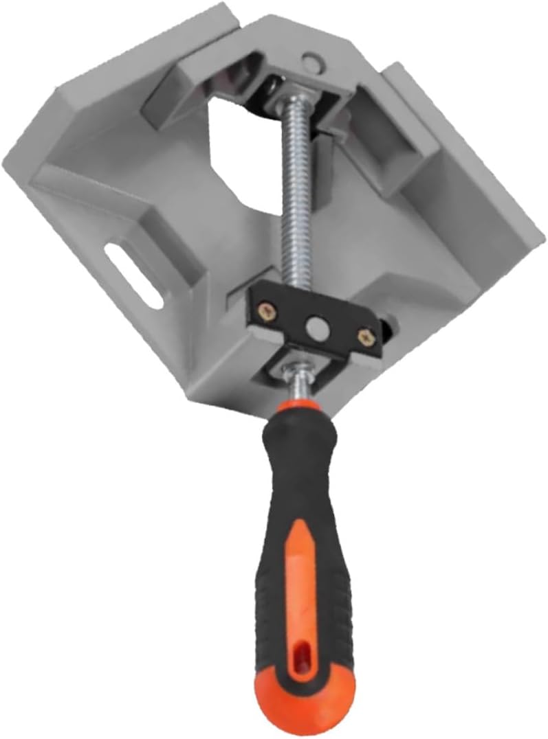 Ipetboom Right Angle Clamp 90 Degree Metal Corner Clamp for Woodworking and Fish Tank Fixing with Single Handle Universal Small Workholding Device for DIY Carpentry