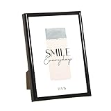 ROCKING GIFTS Marco de Fotos 13x18 Plástico Negro Portafotos Decorativo Acuarela