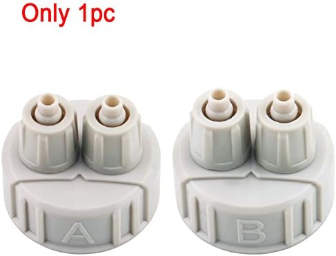 Aquarium CO2 System Pro Tube Valve Gauge Bottle Cap Kit for DIY Aquarium Planted Fish Tank Air Diffuser Part Kit(Pattern random)