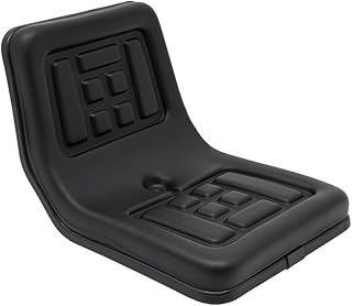 Asiento de tractor para cortacésped para carretilla elevadora, excavadora, cortacésped, volquete, asiento impermeable, 36 x 35 x 30 cm, color negro