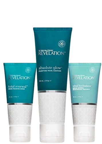 Robin McGraw Revelation 30 Day Intro Kit Anti-Aging Skin Essentials (2oz, 1 oz, 1 oz products)