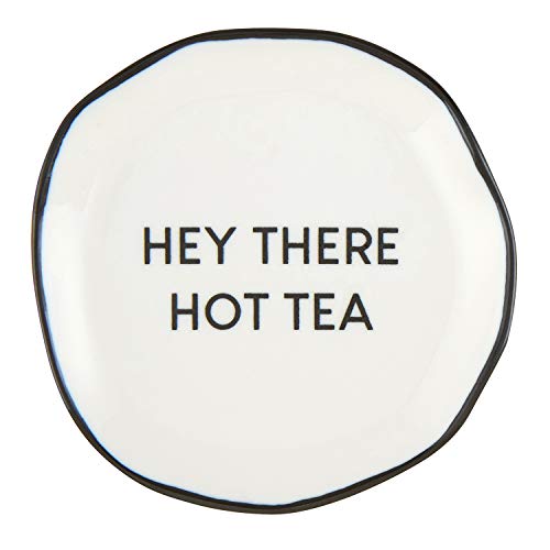 Santa Barbara Design Studio SIPS Drinkware Ceramic Tea Bag Rest, 3.5