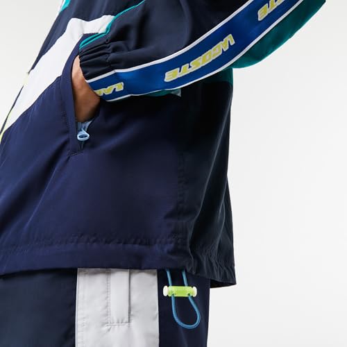 Lacoste Men's Unisex Holiday Patchwork Effect Jacket3